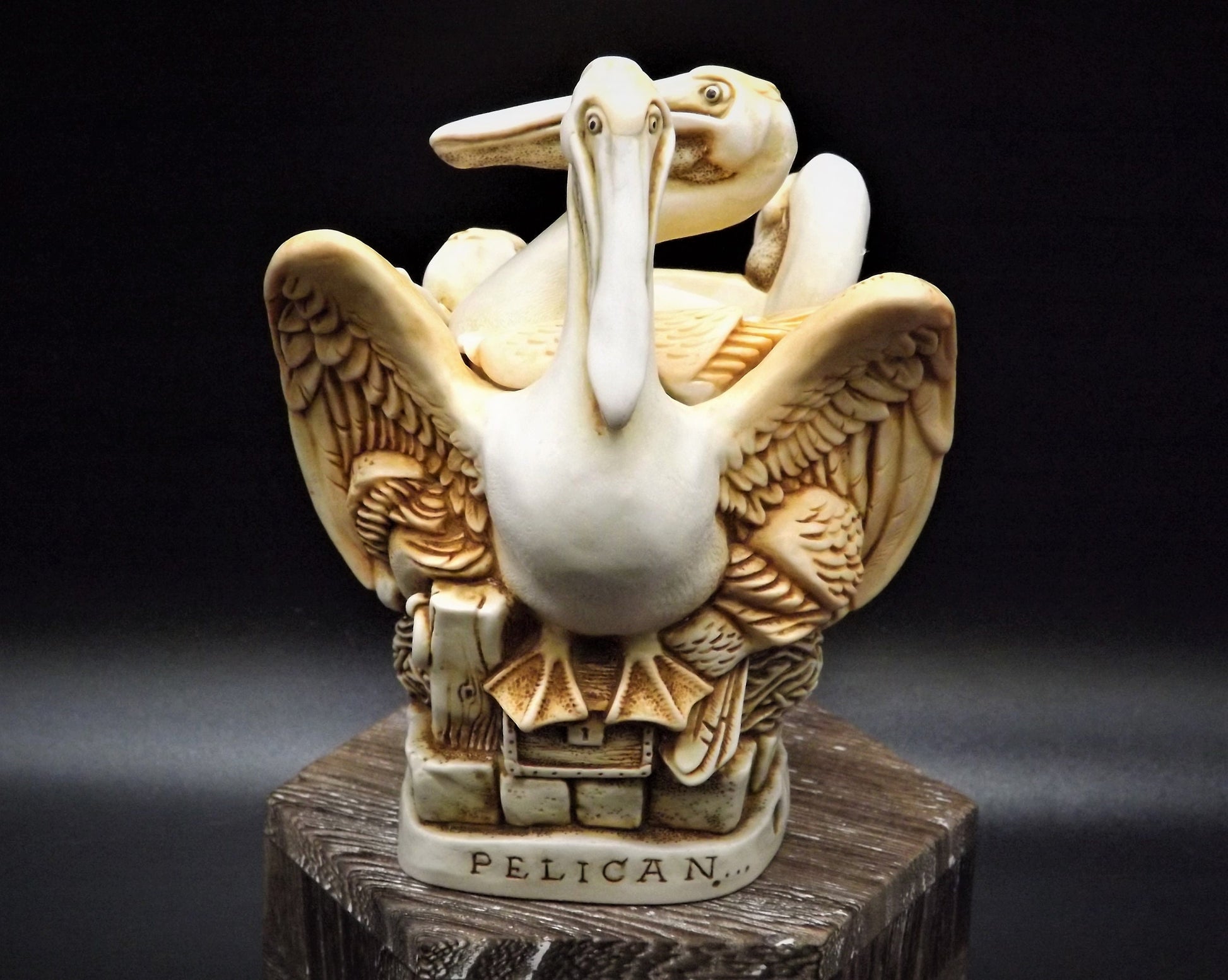 Retired 1998 Harmony Kingdom "Pell Mell" piece Excellent condition with original box