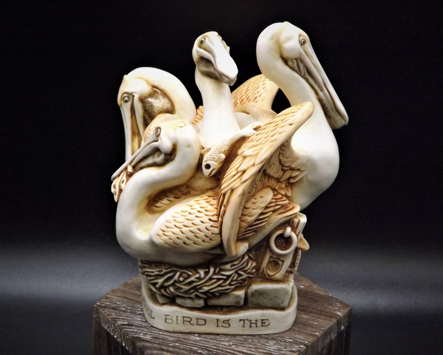 Retired 1998 Harmony Kingdom "Pell Mell" piece Excellent condition with original box