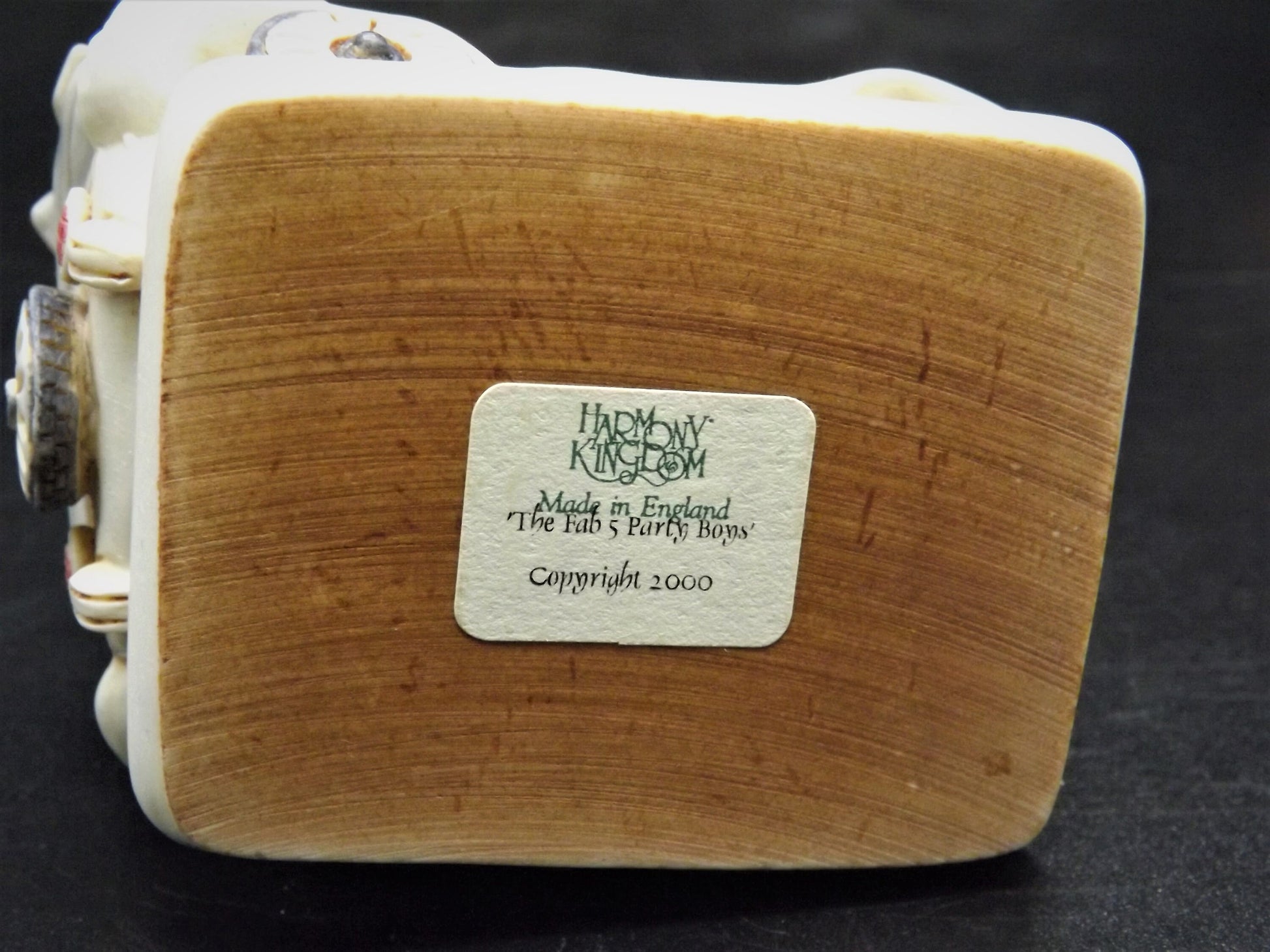 Retired Harmony Kingdom Fab 5 Party Boys Figurine - 2000 Club Piece