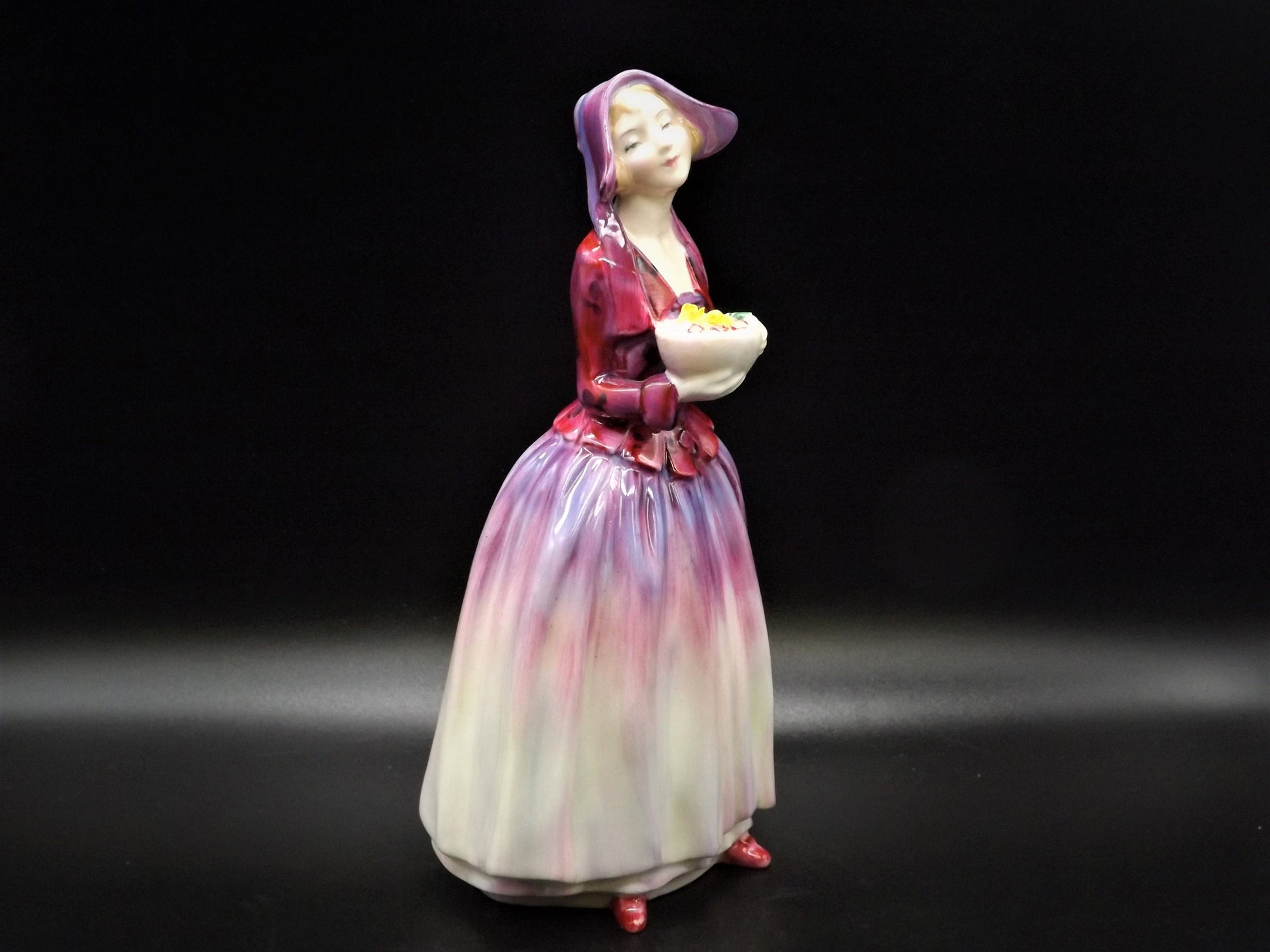 Vintage Royal Doulton Figurine: "Dorcas" HN 1558, Hand-Decorated