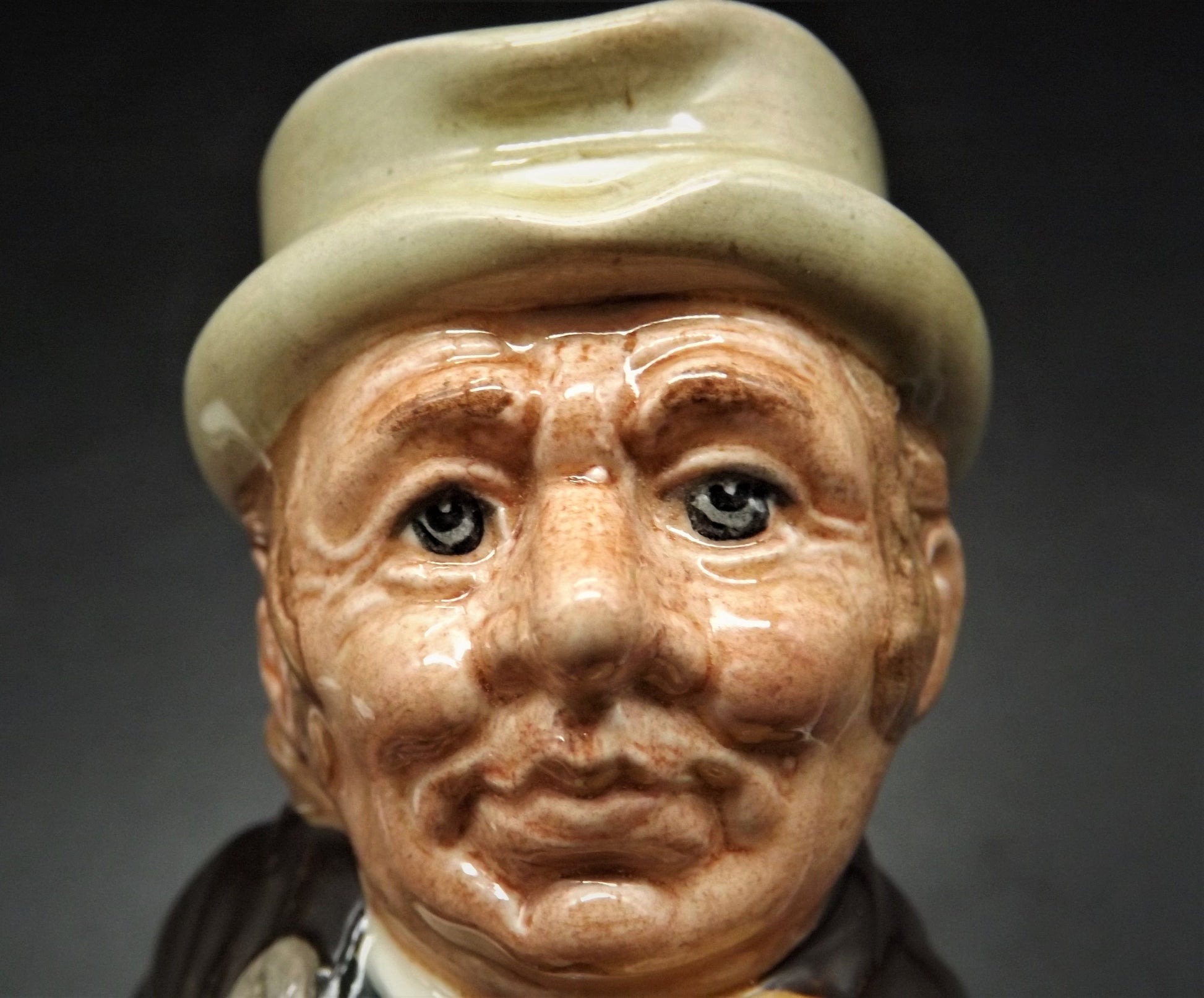 Closeout Sale! Vintage 1983 Royal Doulton Doultonville Collection Toby Jug D-6701 Mr. Furrow The Farmer. Excellent condition no box.