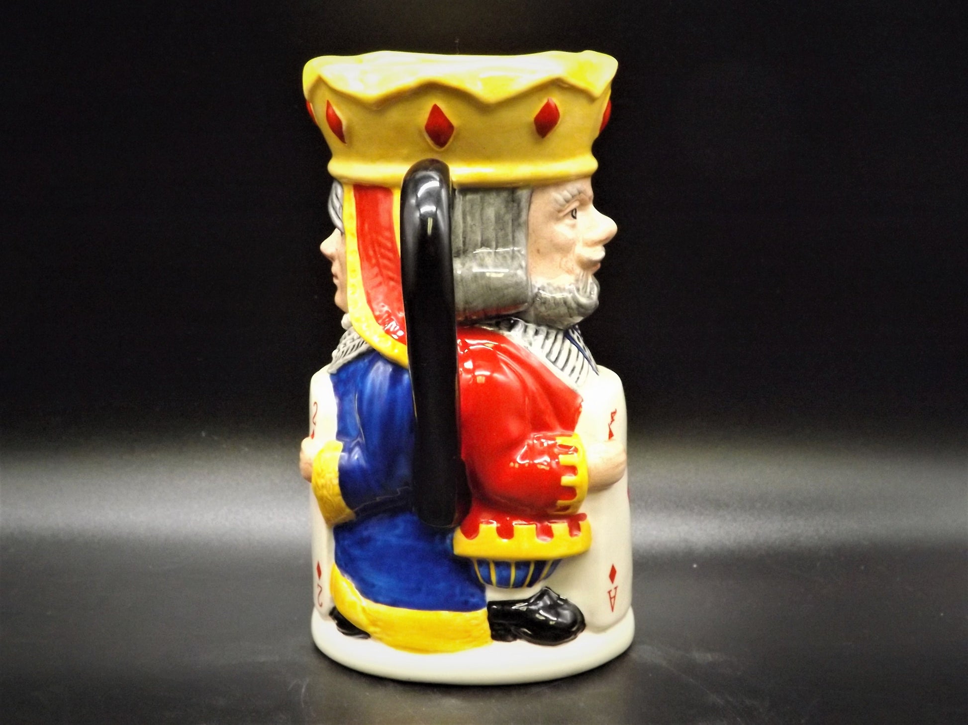 Vintage Royal Doulton King & Queen of Diamonds Toby Jug D6969 - Limited Edition