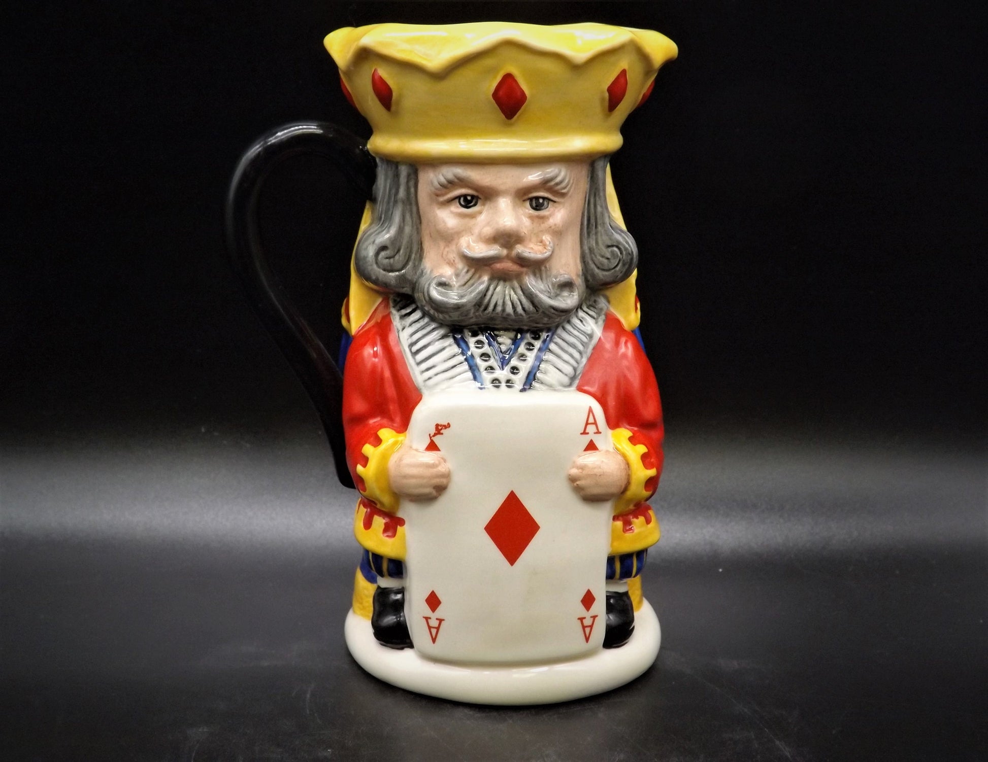 Vintage Royal Doulton King & Queen of Diamonds Toby Jug D6969 - Limited Edition