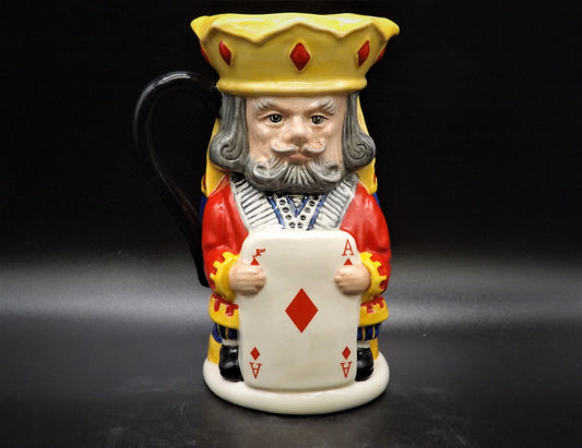 Vintage Royal Doulton King & Queen of Diamonds Toby Jug D6969 - Limited Edition