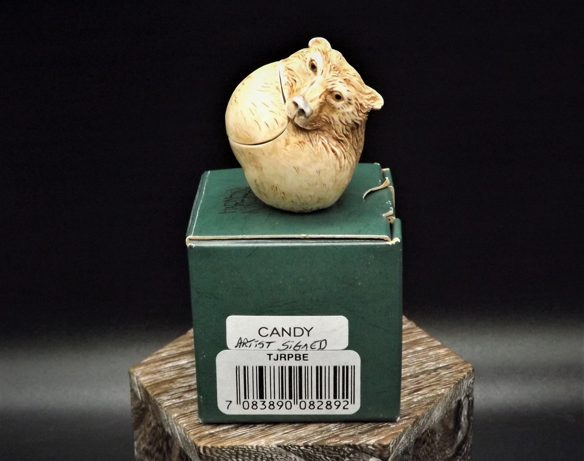 Harmony Kingdom Jest Bear Figurine: "Candy" Roly Poly, Artist Signed