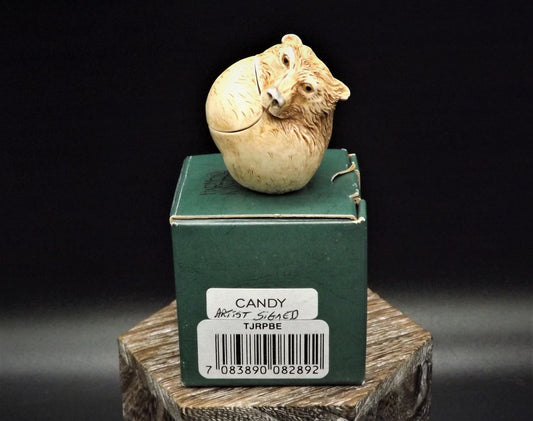 Harmony Kingdom Jest Bear Figurine: "Candy" Roly Poly, Artist Signed