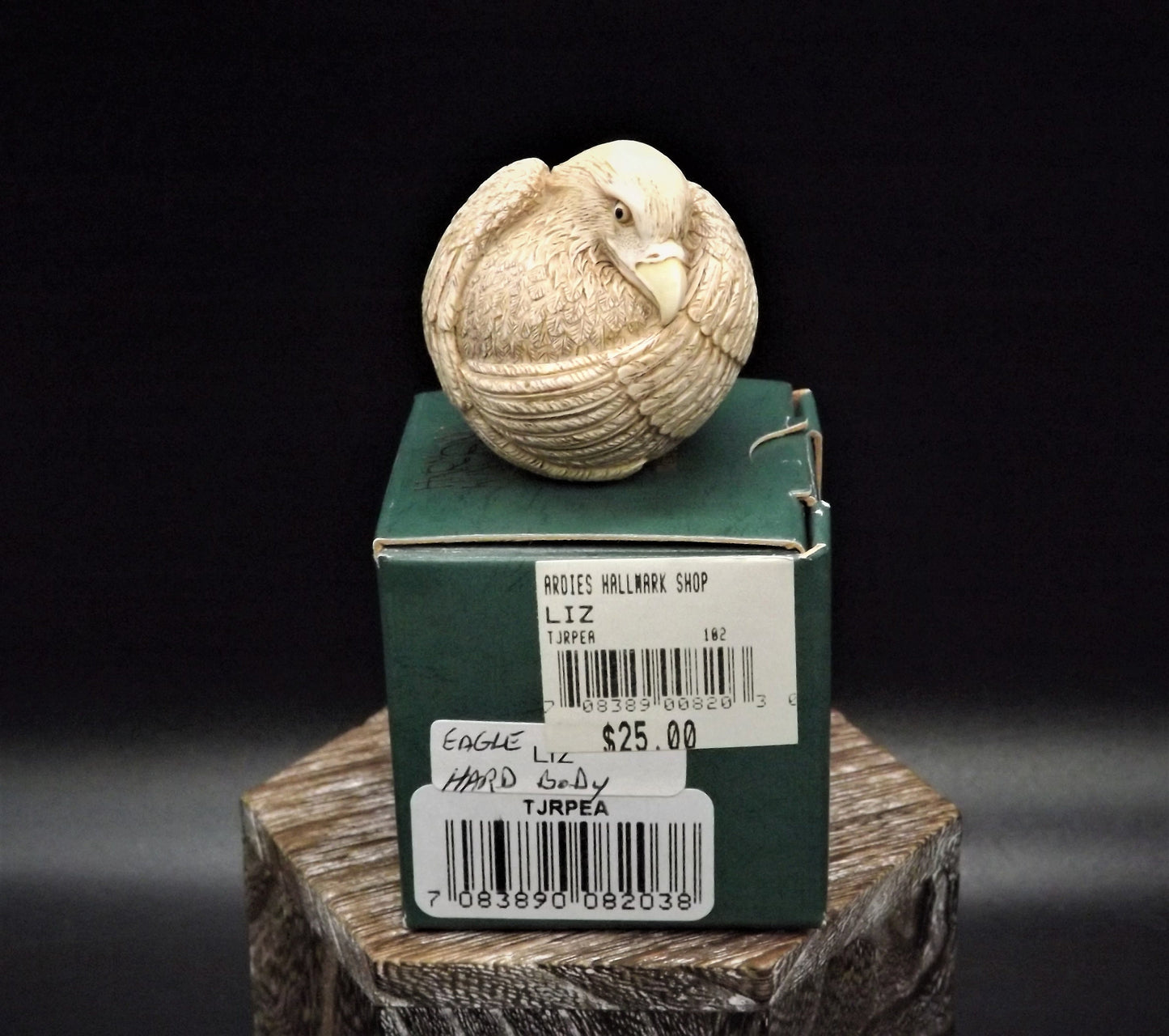 Harmony Kingdom Roly Poly "Liz" Eagle Figurine - Retired Edition