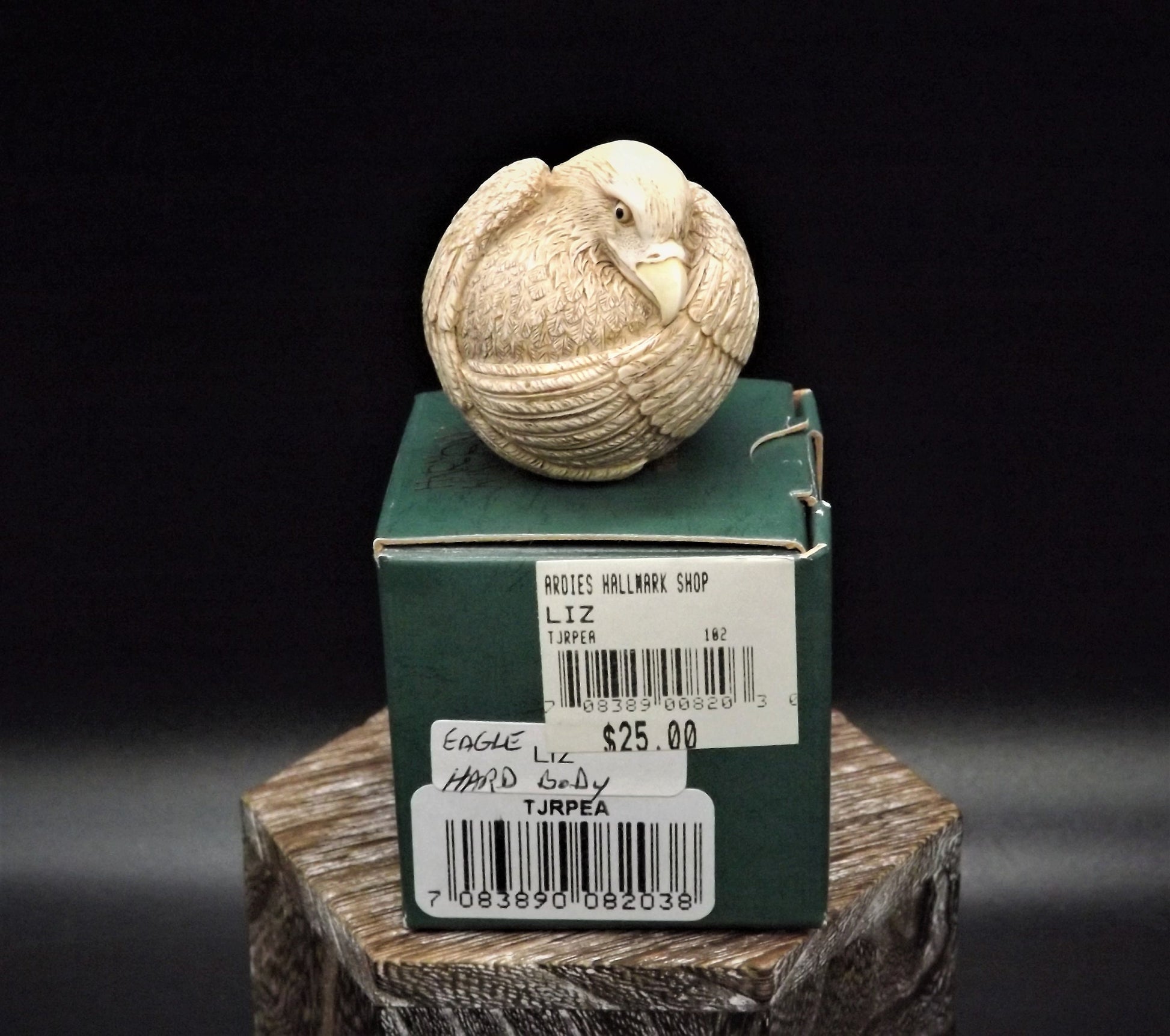 Harmony Kingdom Roly Poly "Liz" Eagle Figurine - Retired Edition