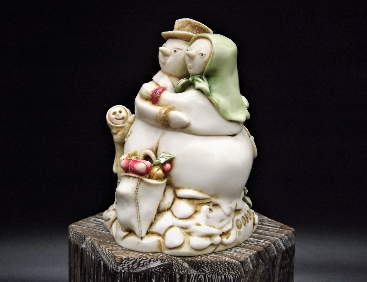 Harmony Kingdom Snowdonia Fields Snowman Figurine (TJSESA99)