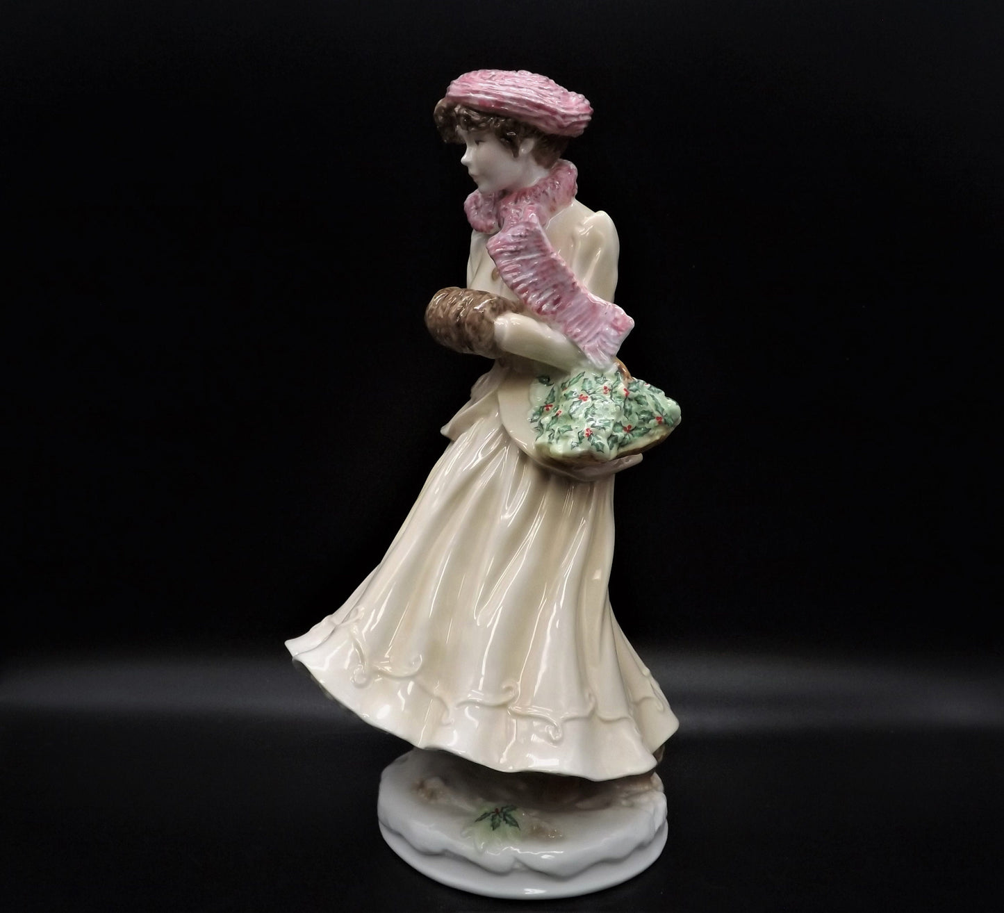 Vintage Royal Worcester Figurine: Four Seasons 'Winter' Limited Edition