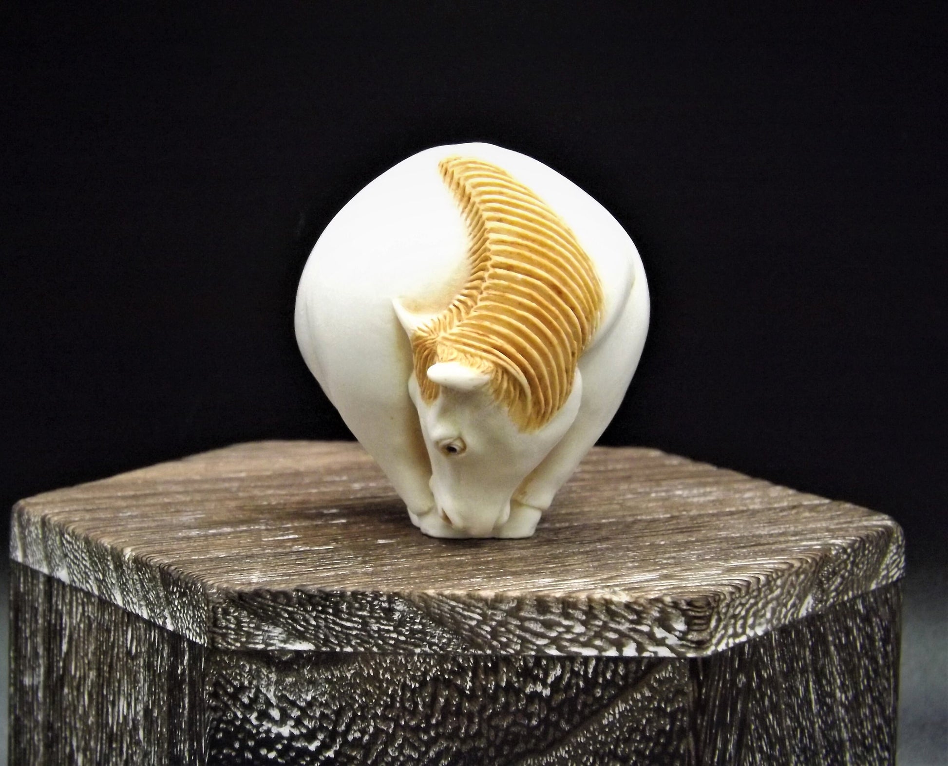 Retired Harmony Kingdom Roly Poly "Dom" Horse Figurine