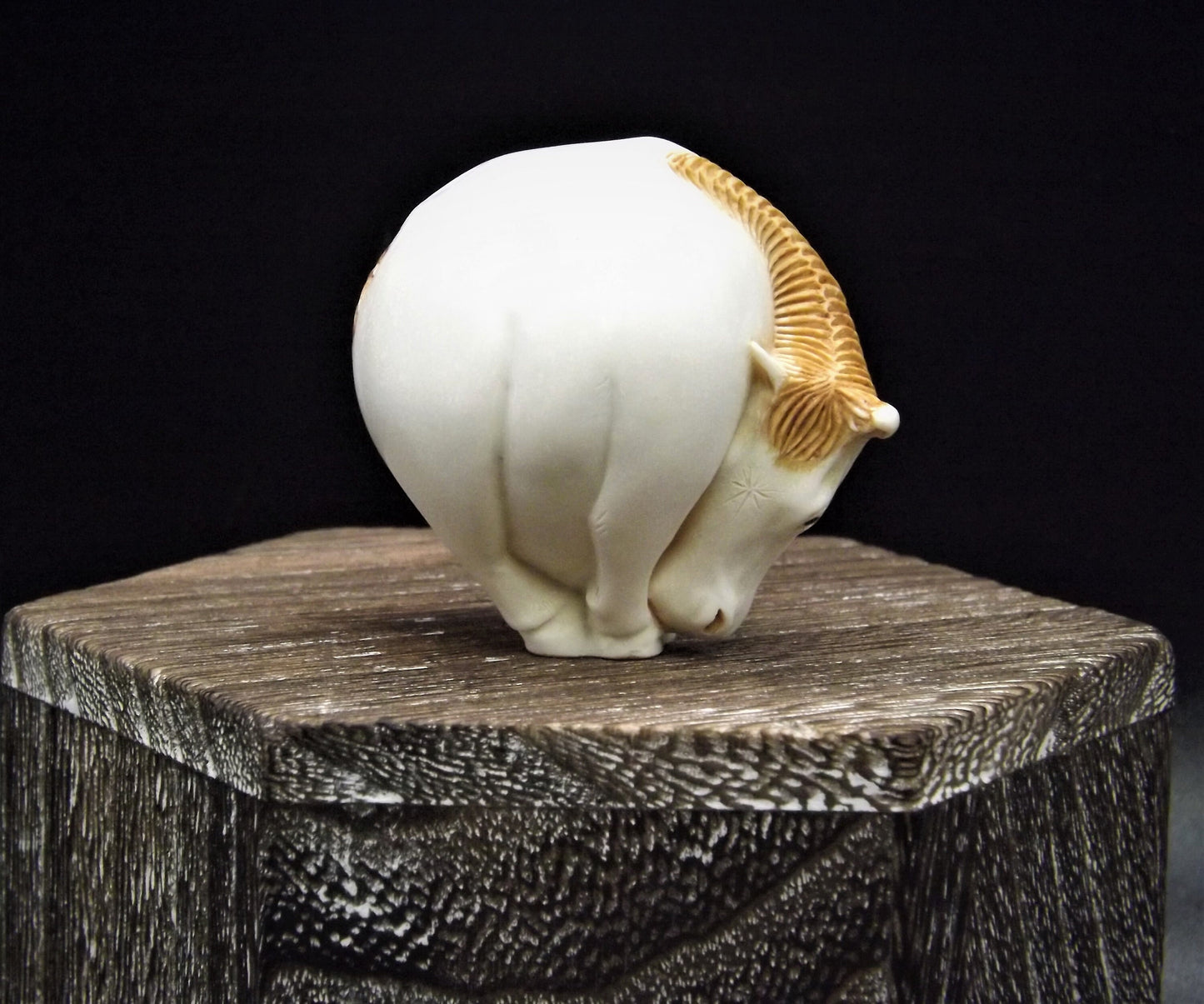 Retired Harmony Kingdom Roly Poly "Dom" Horse Figurine