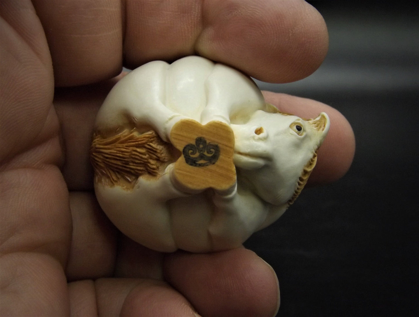 Retired Harmony Kingdom Roly Poly "Dom" Horse Figurine