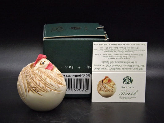 Harmony Kingdom Roly Poly "Rush" Rooster Figurine - Retired