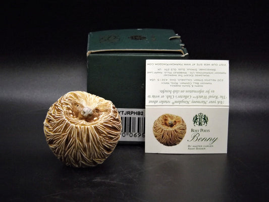 Retired Harmony Kingdom Benny Porcupine Figurine: Adam Binder Roly Poly