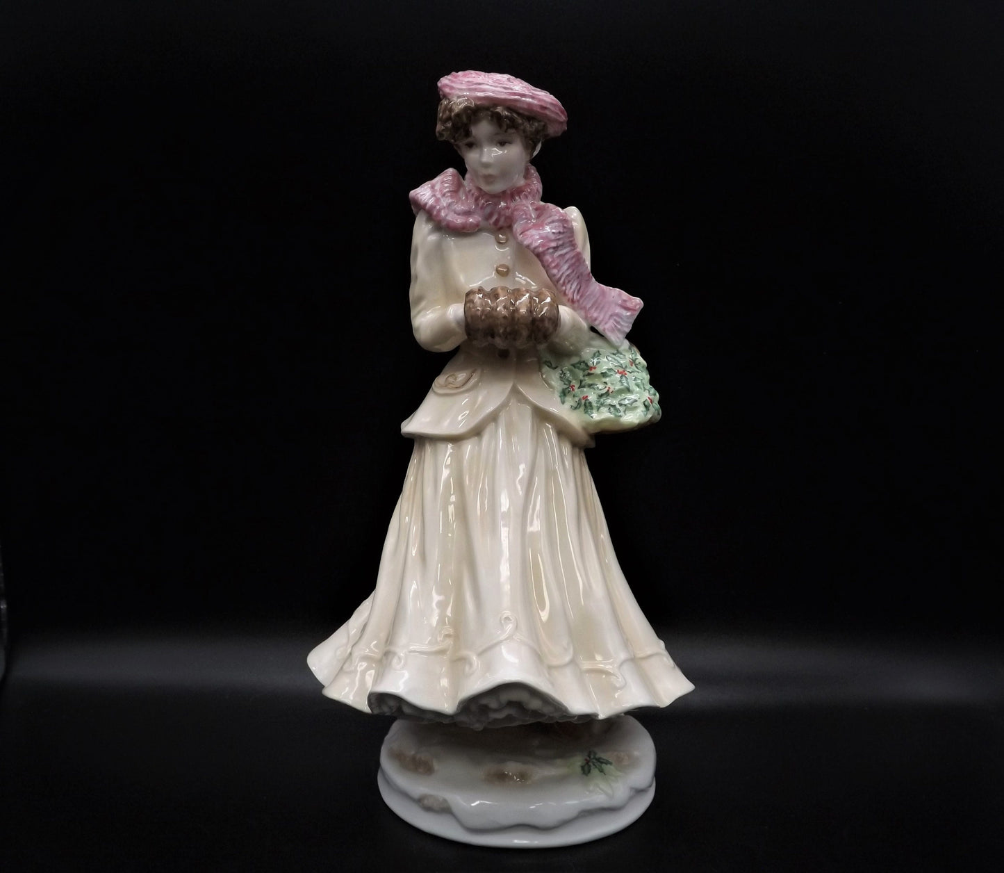 Vintage Royal Worcester Figurine: Four Seasons 'Winter' Limited Edition