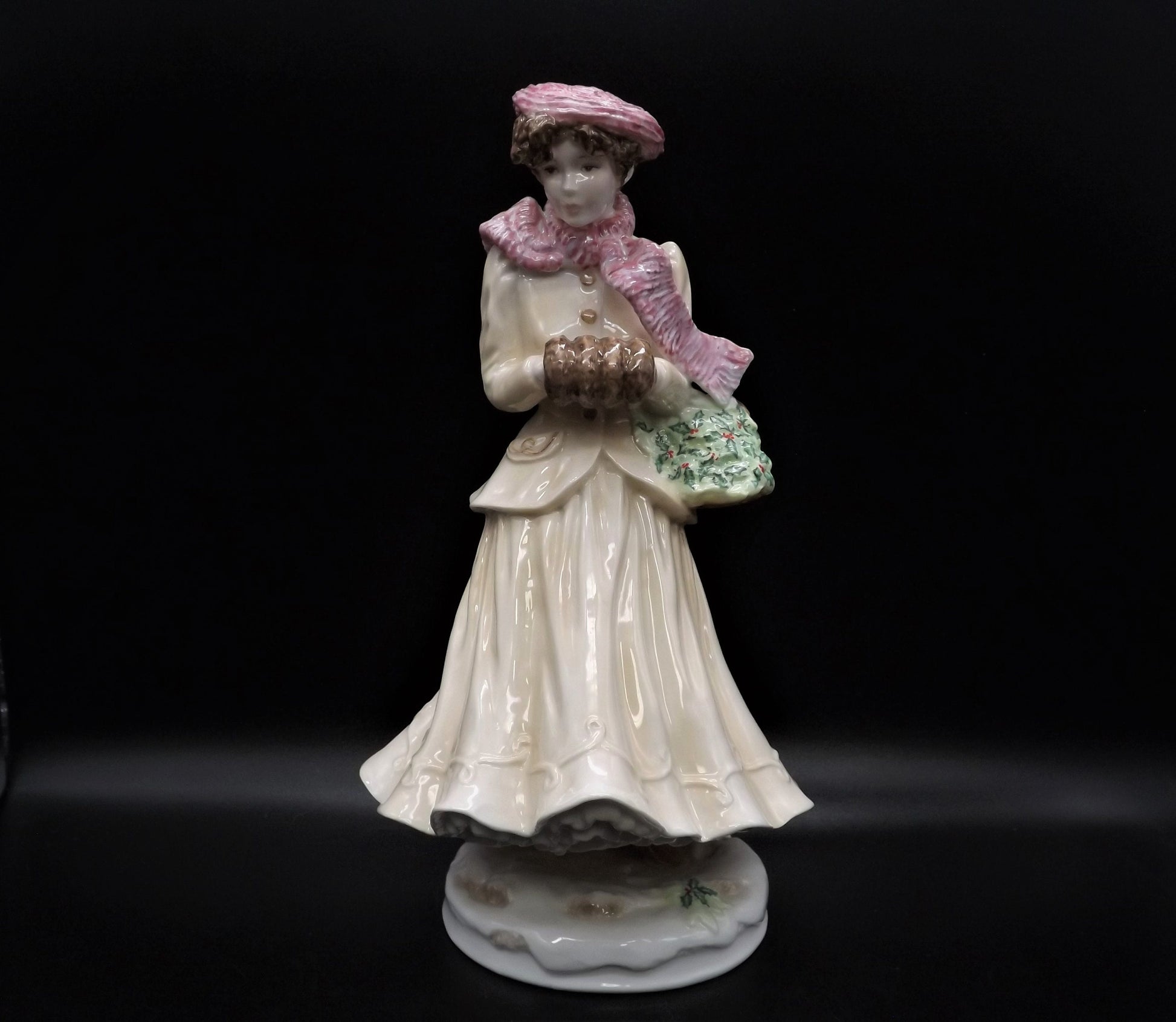 Vintage Royal Worcester Figurine: Four Seasons 'Winter' Limited Edition