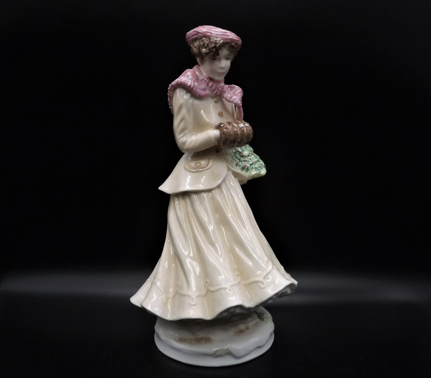 Vintage Royal Worcester Figurine: Four Seasons 'Winter' Limited Edition
