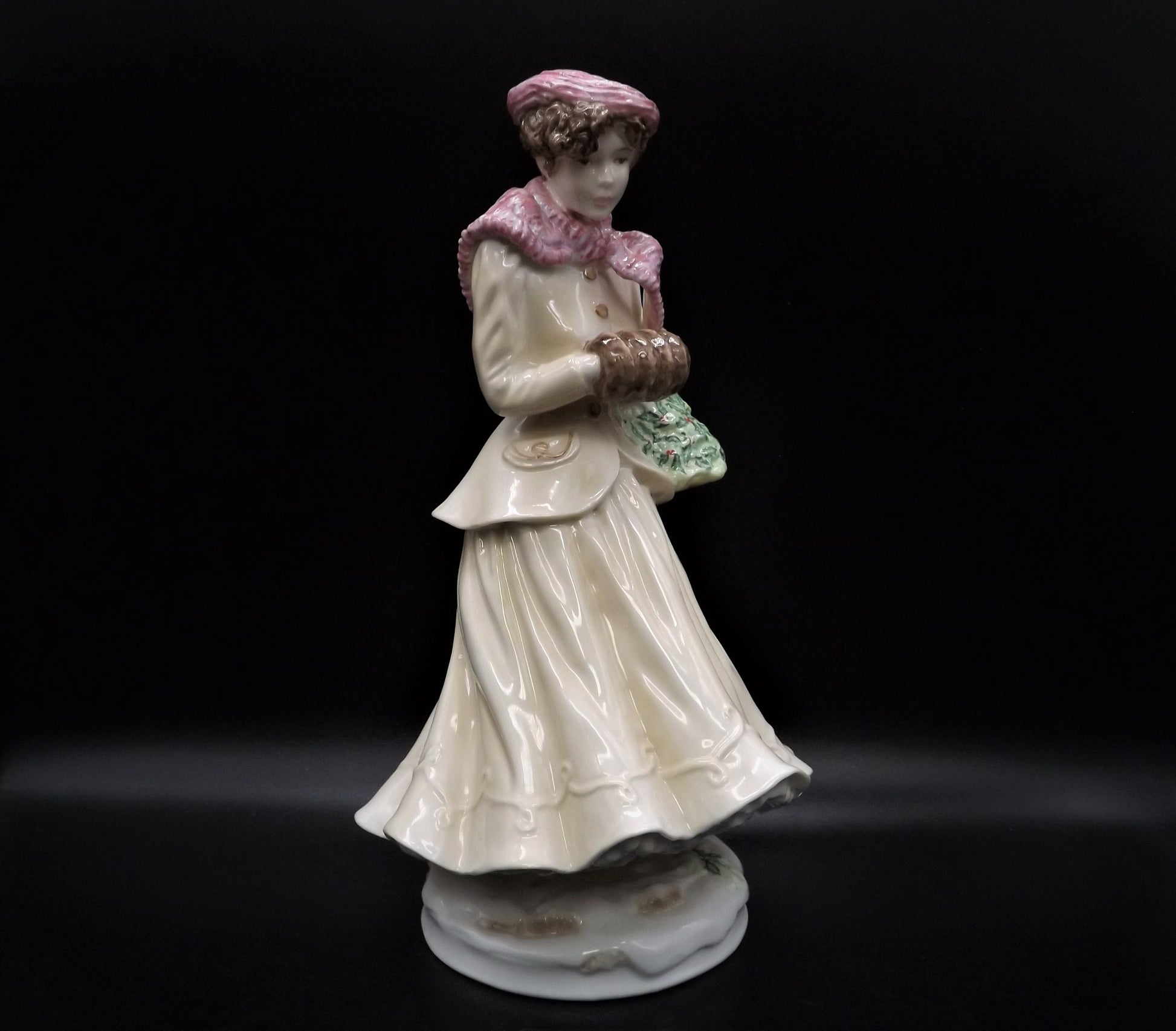 Vintage Royal Worcester Figurine: Four Seasons 'Winter' Limited Edition