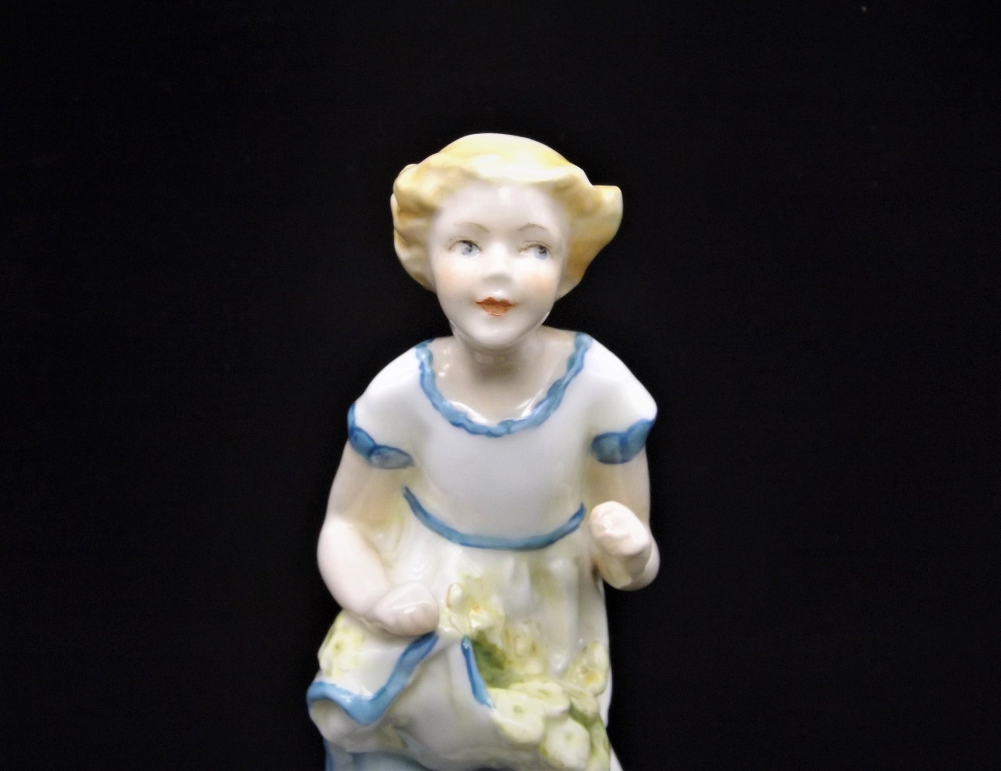 Vintage Royal Worcester Figurine: The First Cuckoo, Rare Colorway