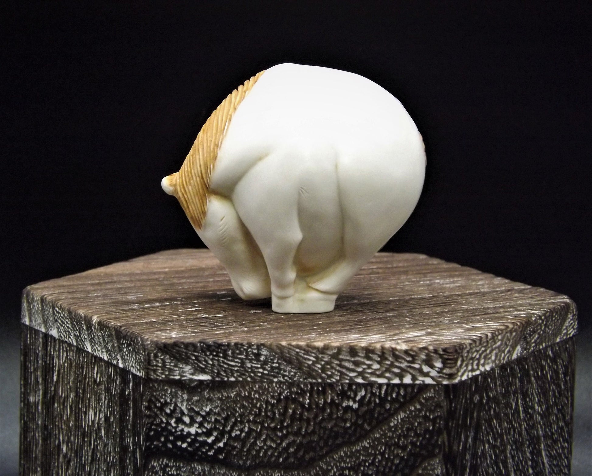 Retired Harmony Kingdom Roly Poly "Dom" Horse Figurine