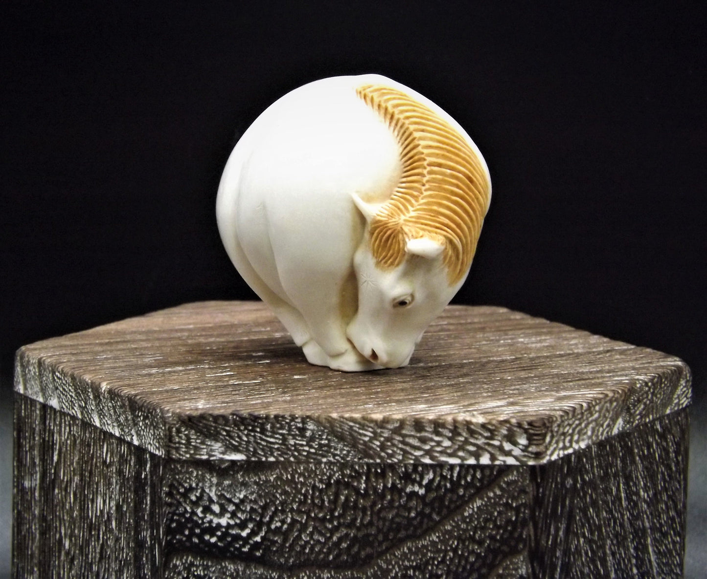 Retired Harmony Kingdom Roly Poly "Dom" Horse Figurine