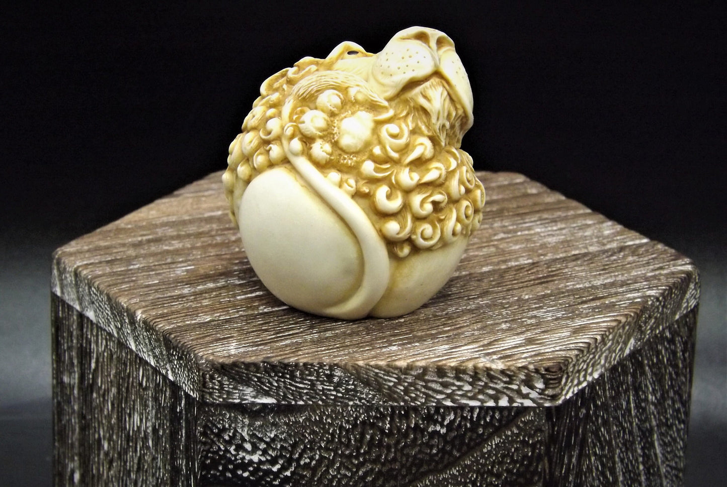 Retired Harmony Kingdom Roly Poly "Garcia" Lion Figurine