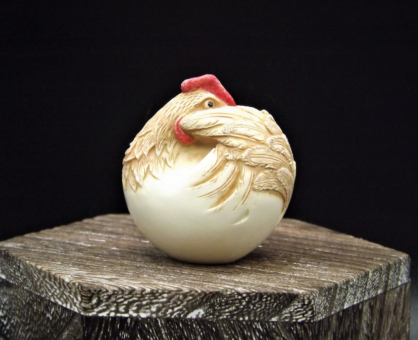 Harmony Kingdom Roly Poly "Rush" Rooster Figurine - Retired