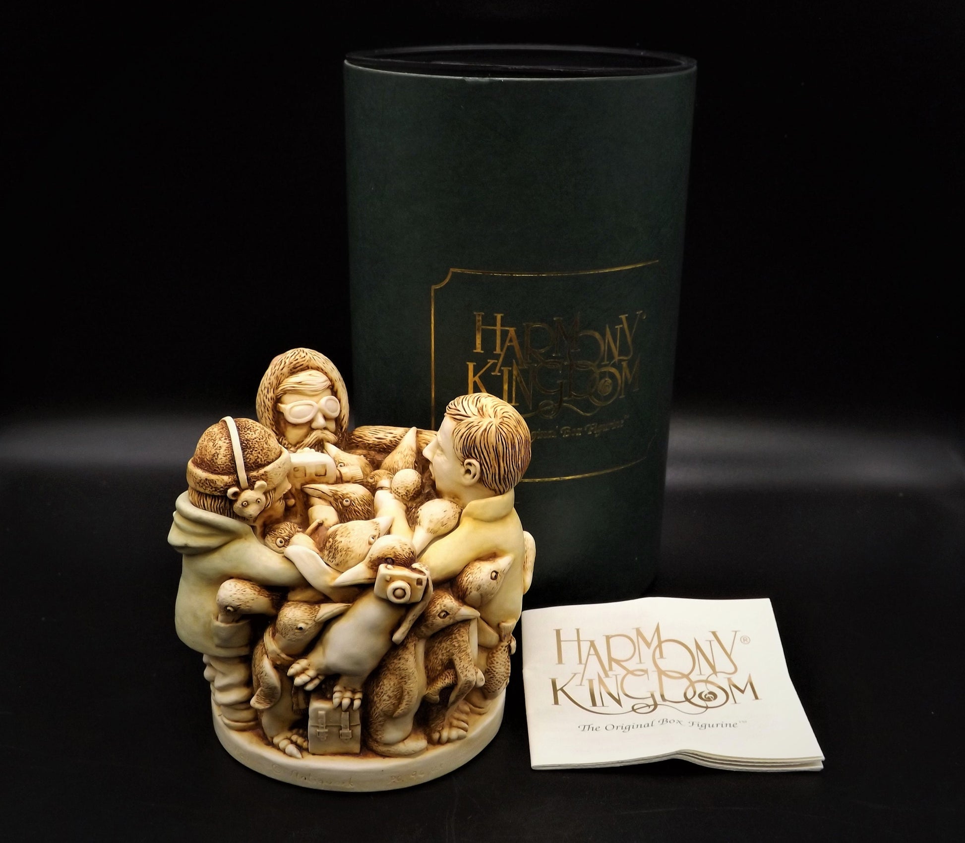 Retired Harmony Kingdom Antarctic Antics Treasure Jest Box Figurine