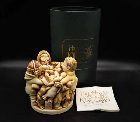 Retired Harmony Kingdom Antarctic Antics Treasure Jest Box Figurine