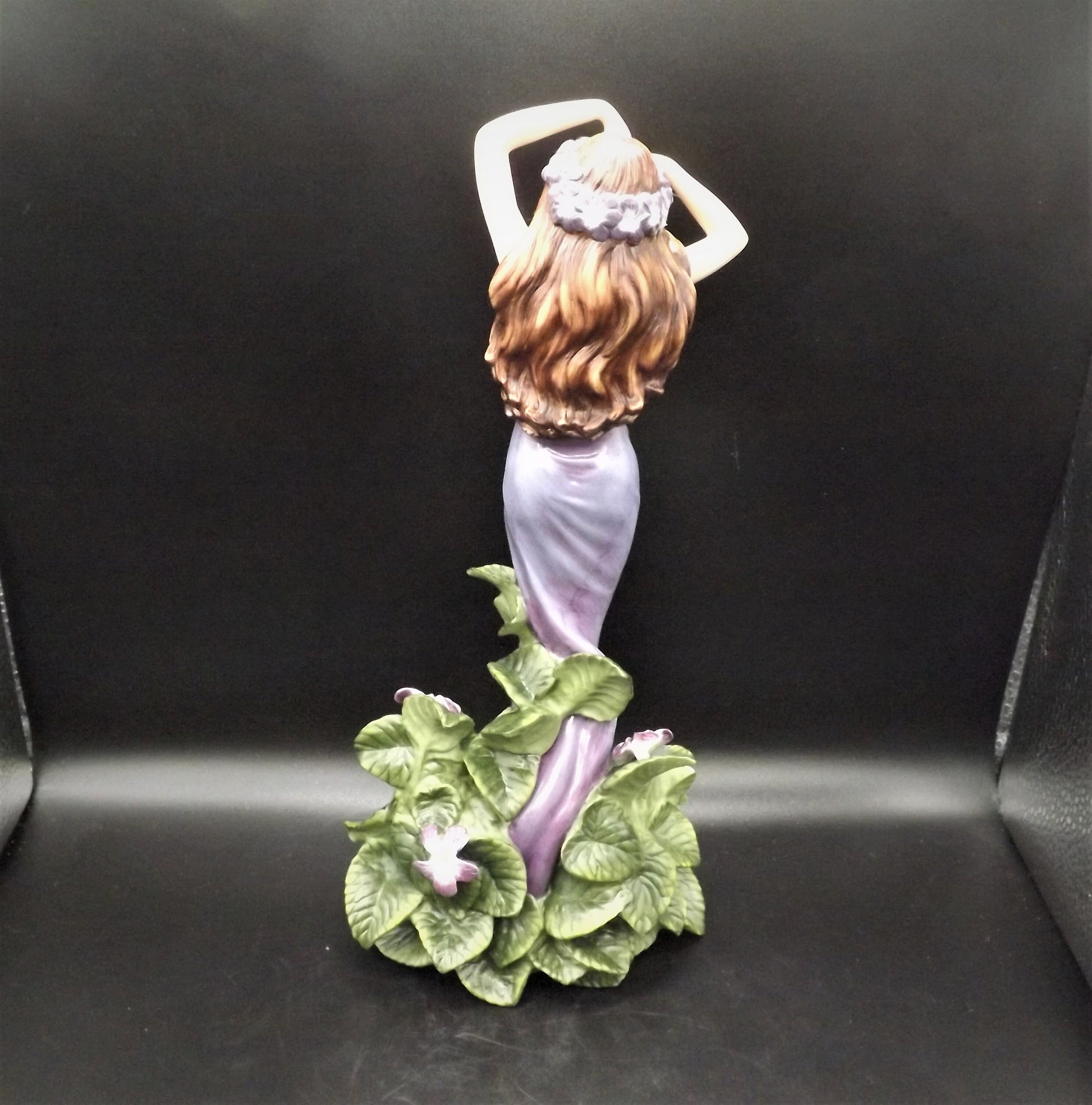 Vintage 1989 Franklin Mint Lady Violet Figurine