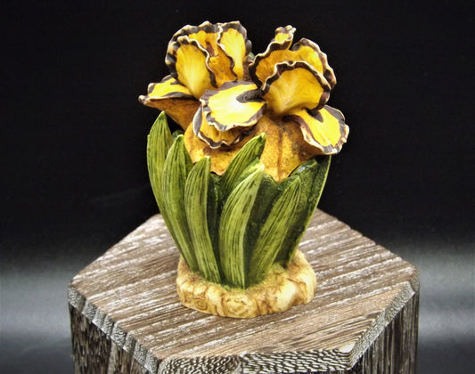 Retired 1998 Harmony Kingdom, Harmony Garden "Iris'" Jest Figurine HGIR no original box. Excellent condition.