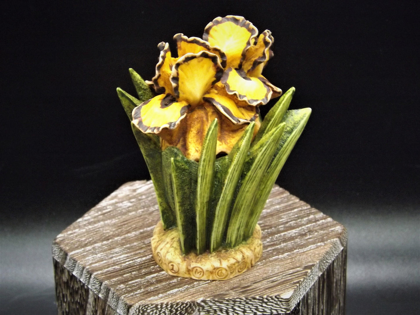 Retired 1998 Harmony Kingdom, Harmony Garden "Iris'" Jest Figurine HGIR no original box. Excellent condition.