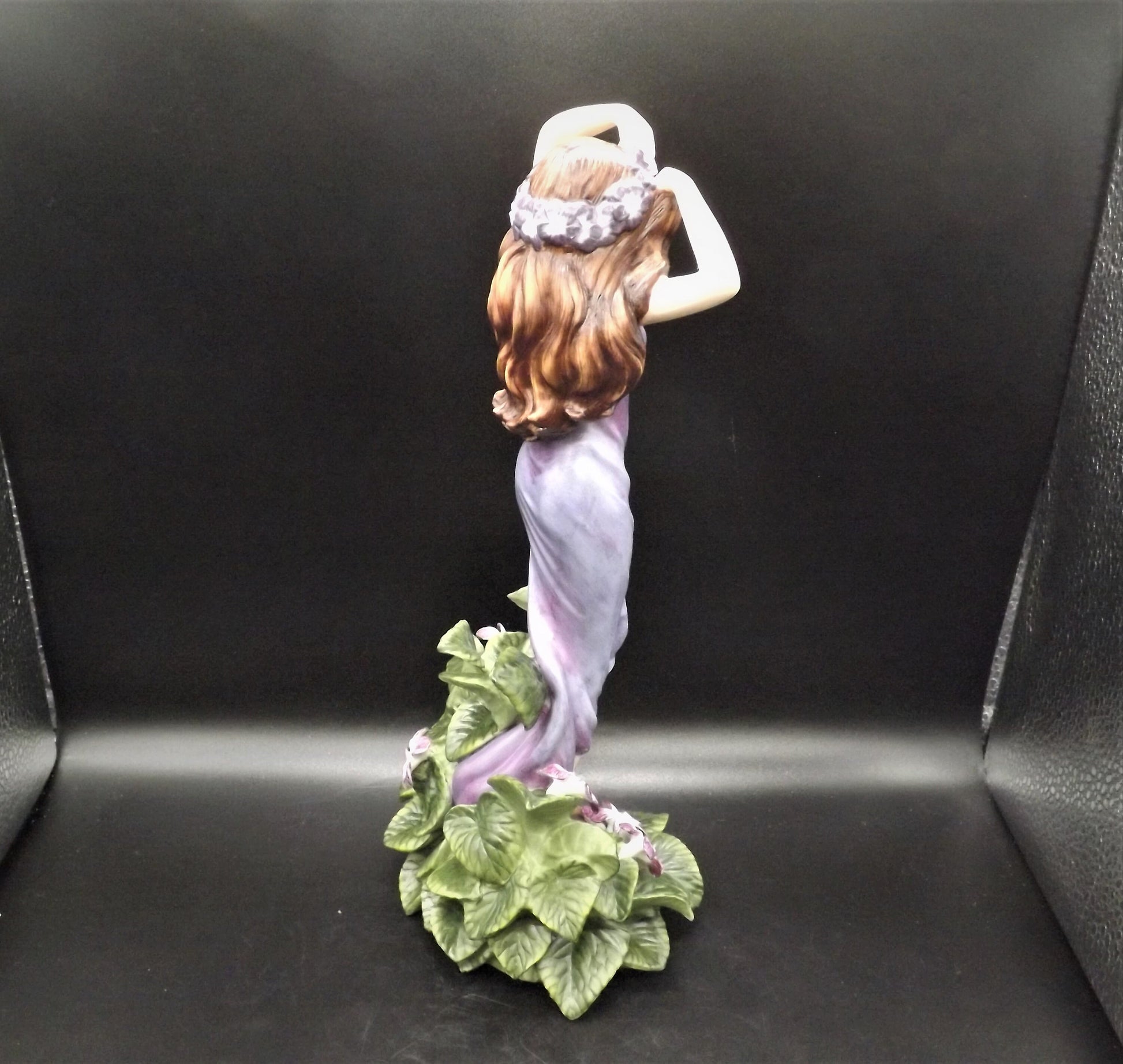 Vintage 1989 Franklin Mint Lady Violet Figurine