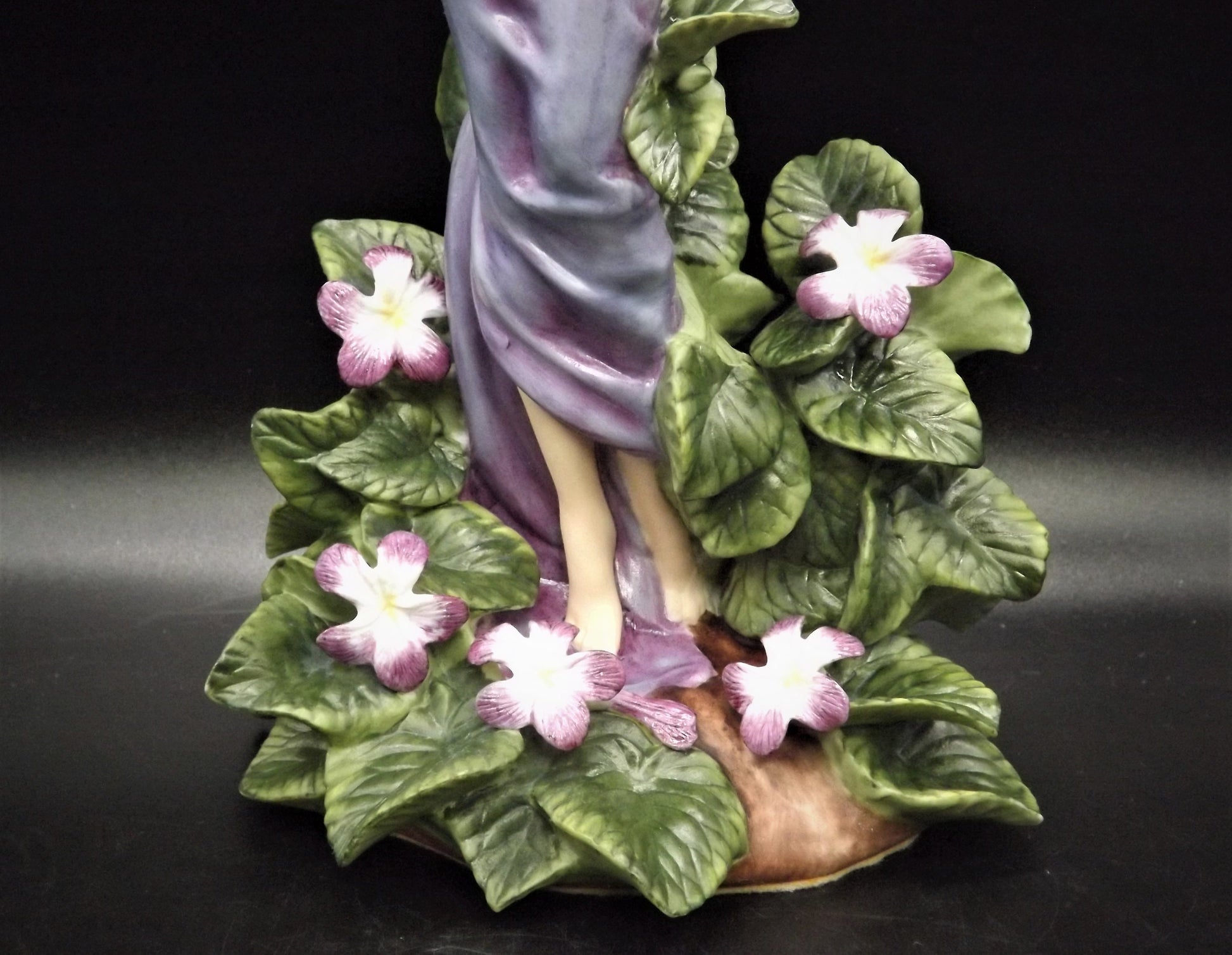 Vintage 1989 Franklin Mint Lady Violet Figurine