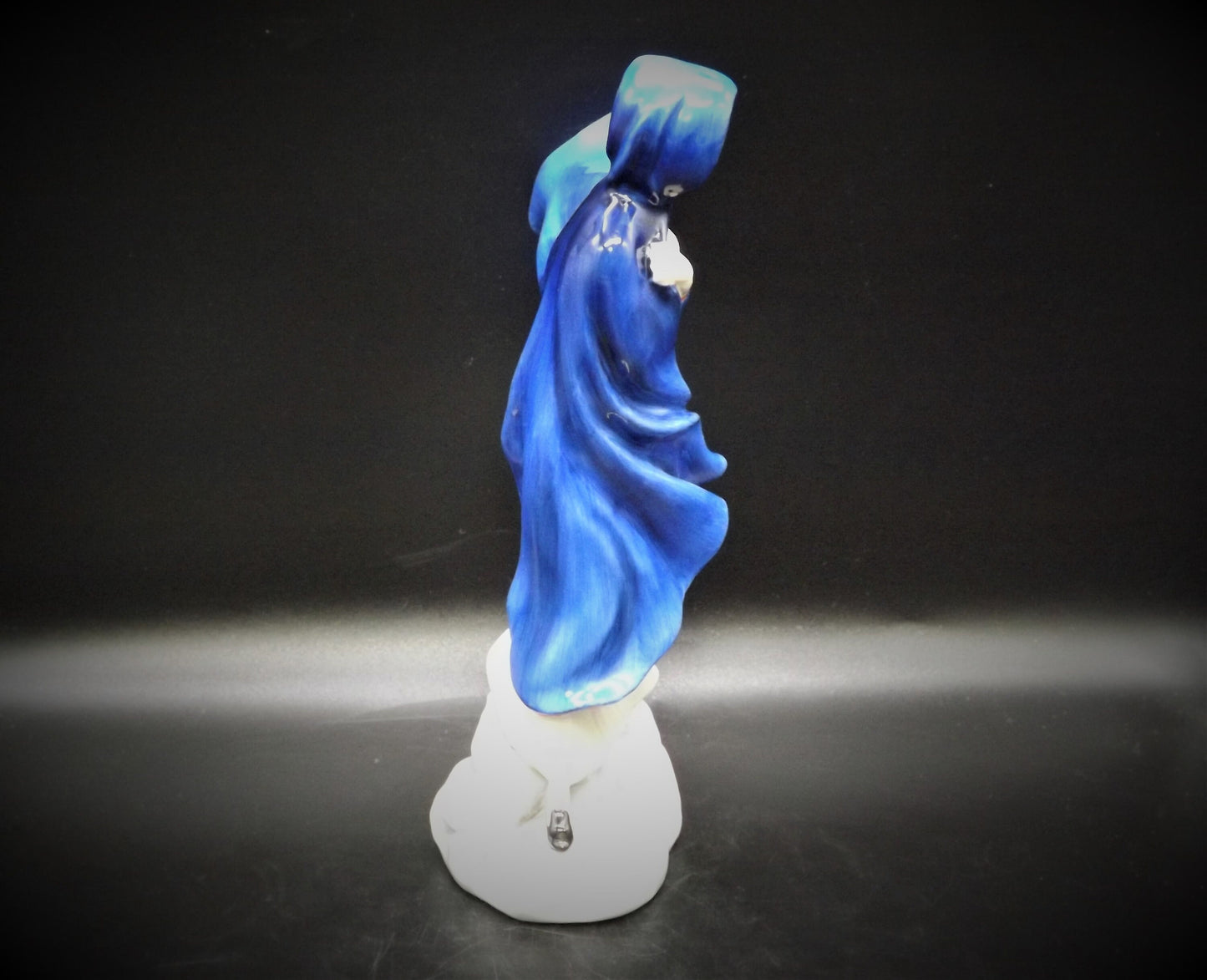 Vintage Royal Doulton Figurine "May" HN2746: Fine Bone China, Blue Hood