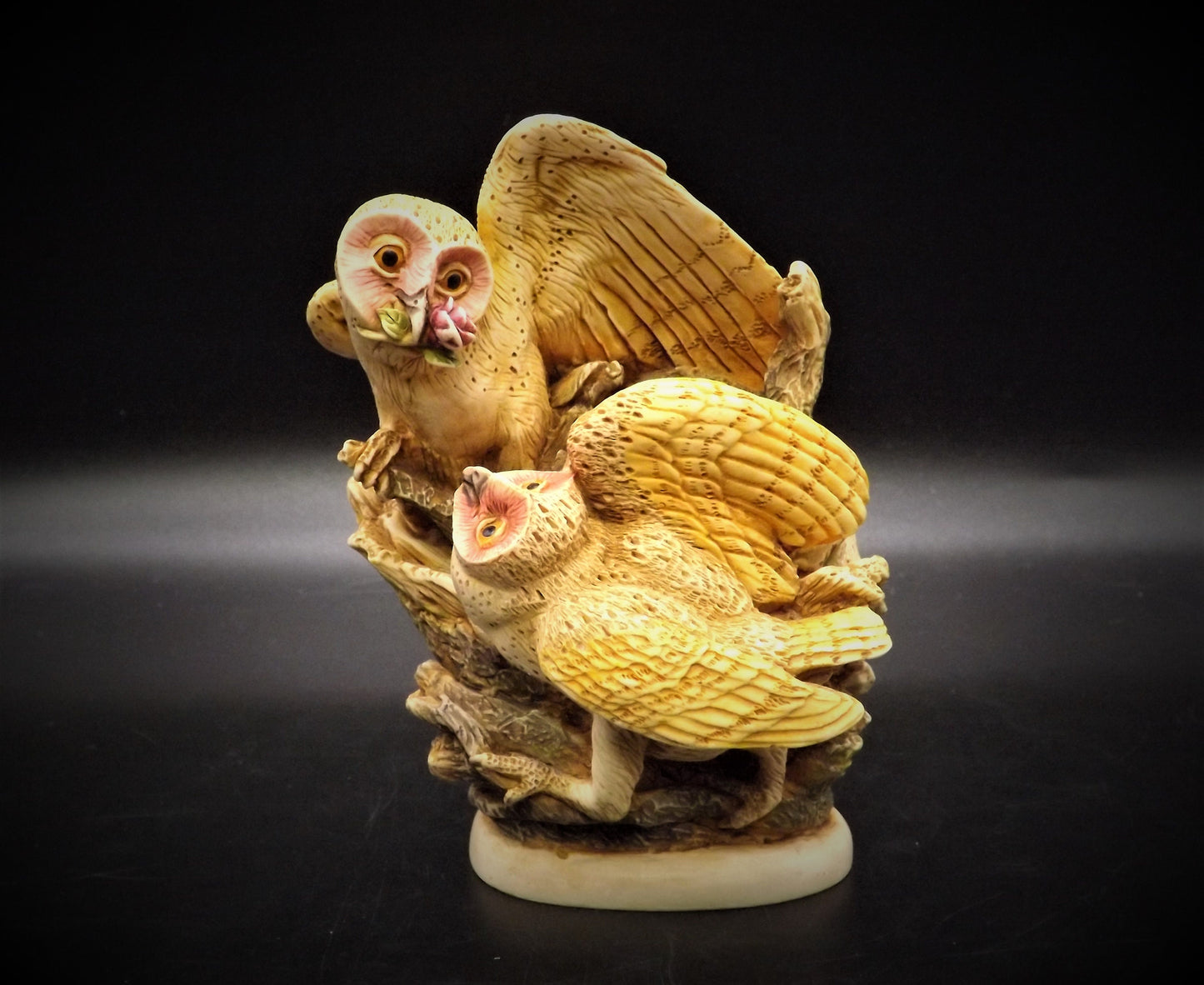 Harmony Kingdom Tender is the Night Owls Figurine - 1999 Romance Annual