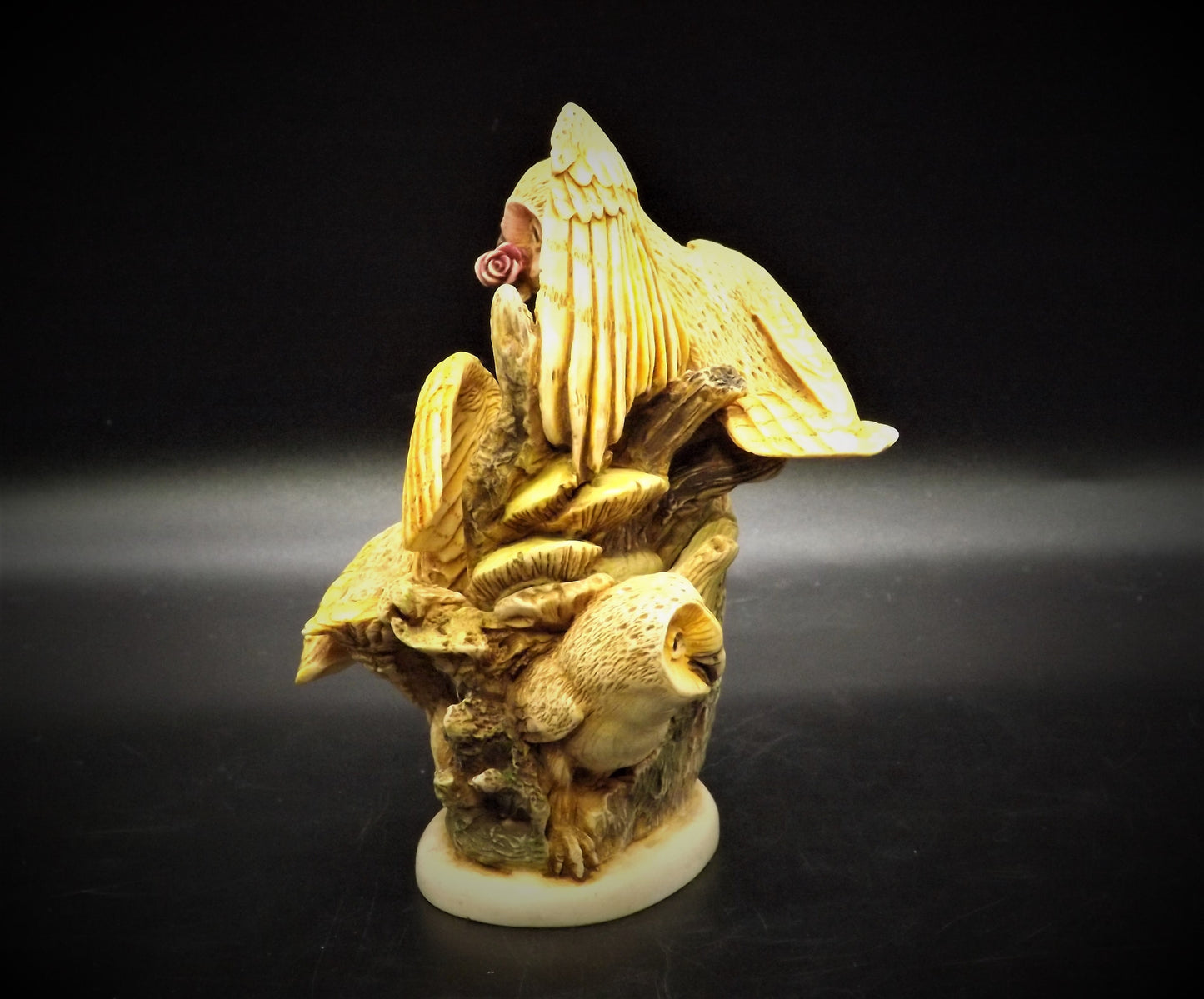 Harmony Kingdom Tender is the Night Owls Figurine - 1999 Romance Annual