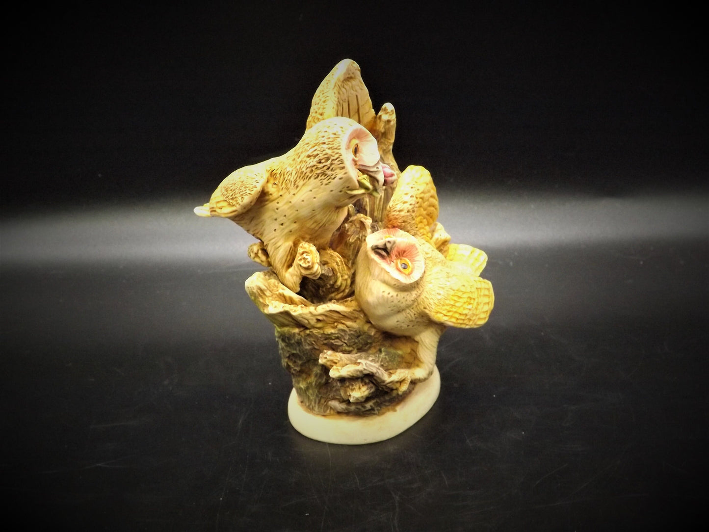 Harmony Kingdom Tender is the Night Owls Figurine - 1999 Romance Annual