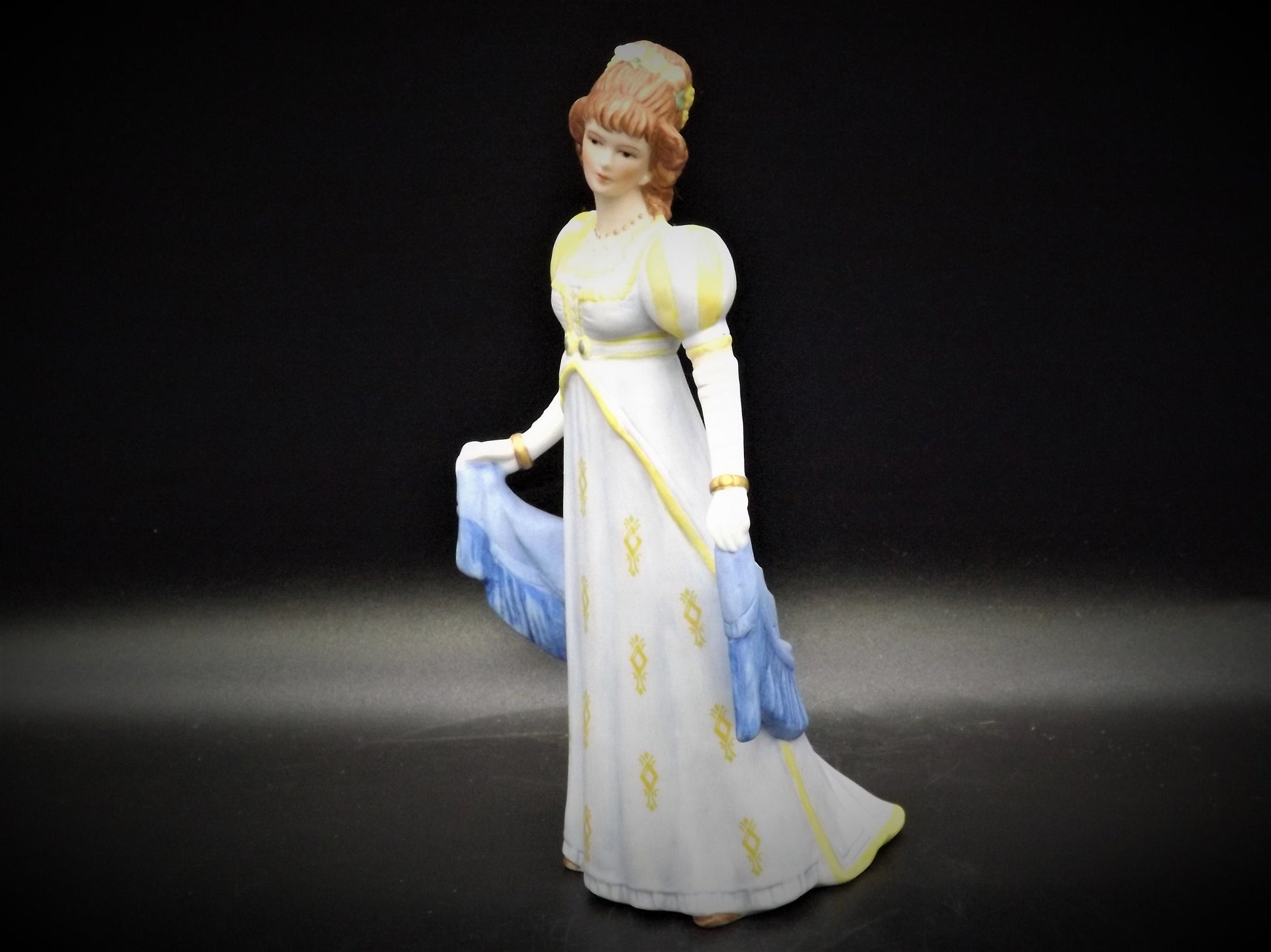 Vintage Lenox "Nicole" Empire period great fashions of history Porcelain figurine. Excellent condition no box.