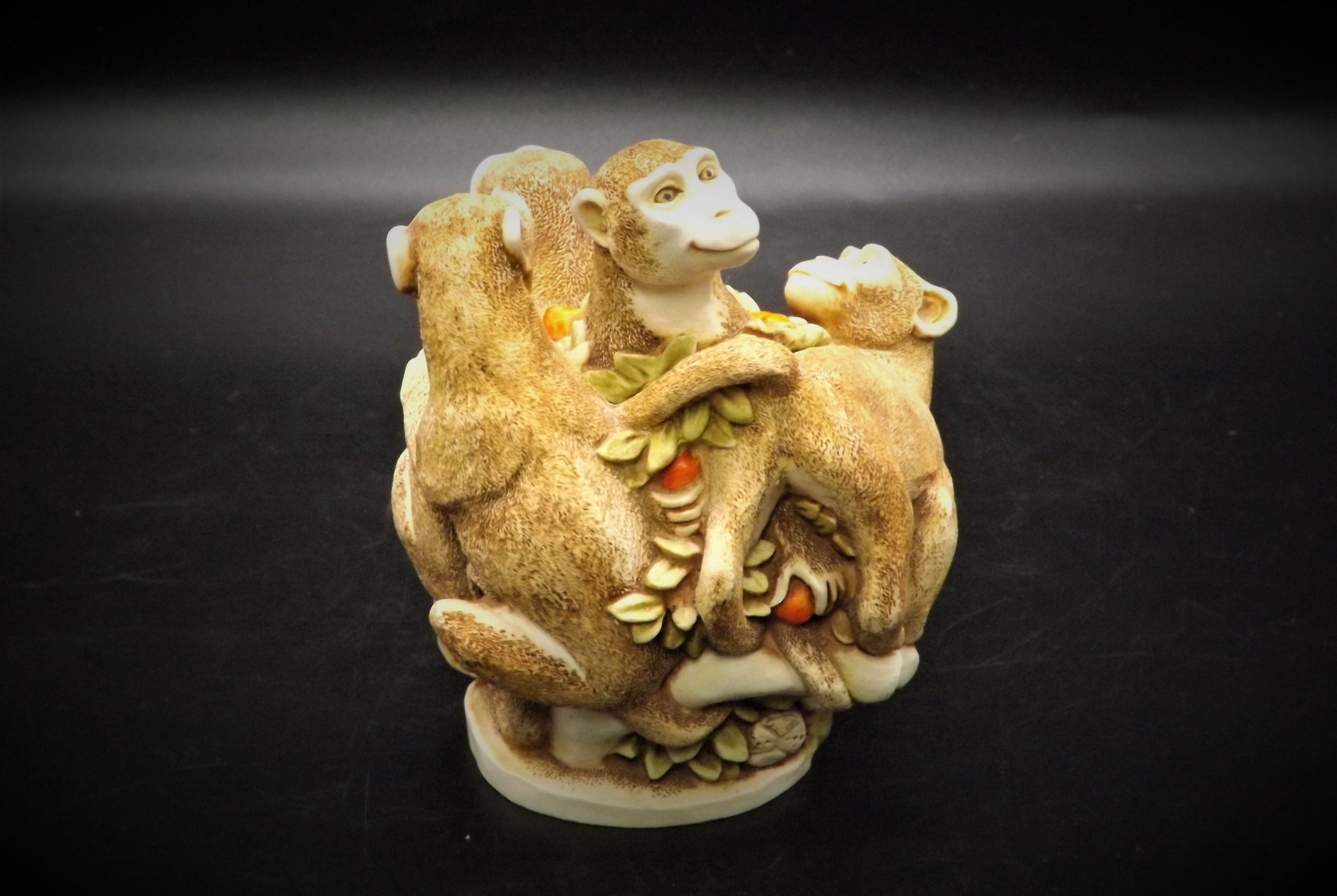 Harmony Kingdom Monkey Figurine: Family Reunion Treasure Jest, Limited Edition