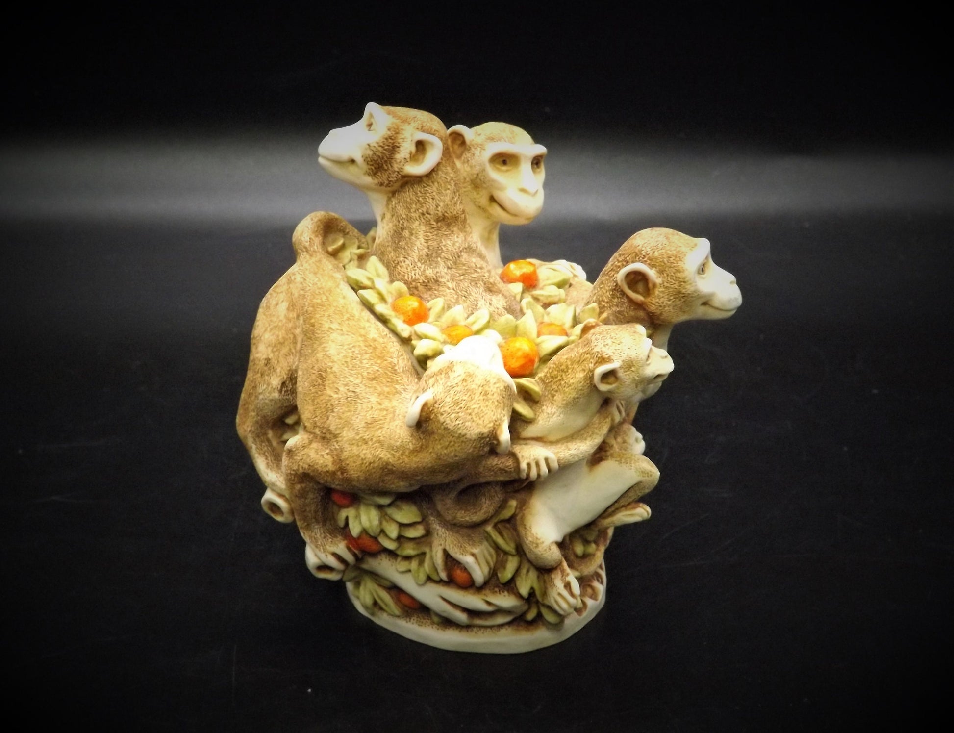 Harmony Kingdom Monkey Figurine: Family Reunion Treasure Jest, Limited Edition