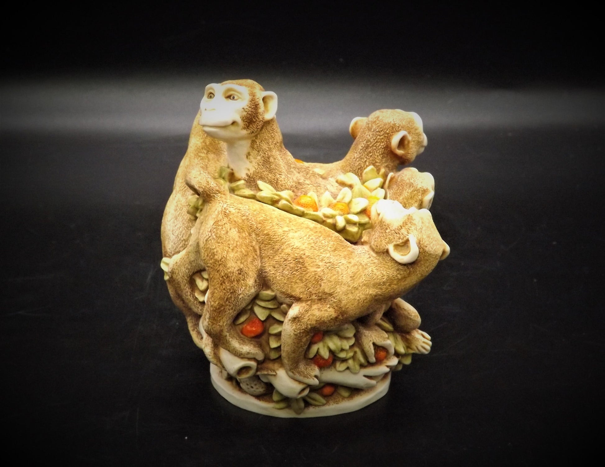 Harmony Kingdom Monkey Figurine: Family Reunion Treasure Jest, Limited Edition