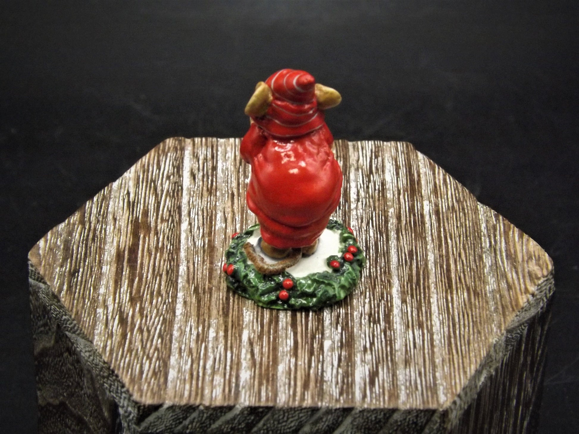 Vintage 1987 CC-01 Wee Forest Folk "Ebenezer Scrooge" Hand Painted Christmas Carol mouse figurine.