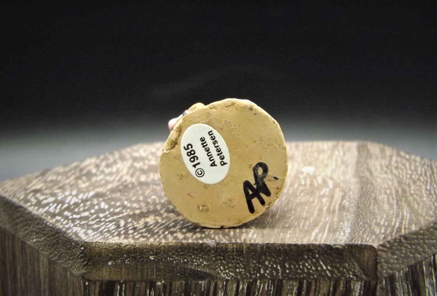 Vintage Wee Forest Folk Mouse Figurine: Wise Man with Turban, 1987