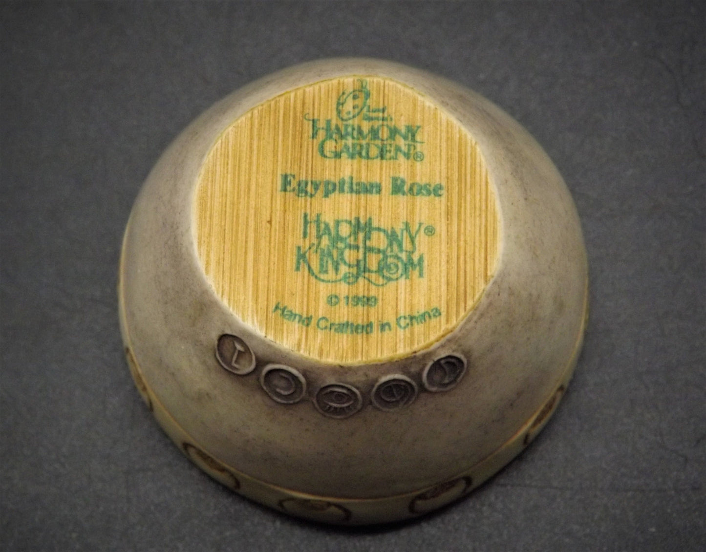 Retired Harmony Kingdom Egyptian Rose Figurine (1999) with Box & COA