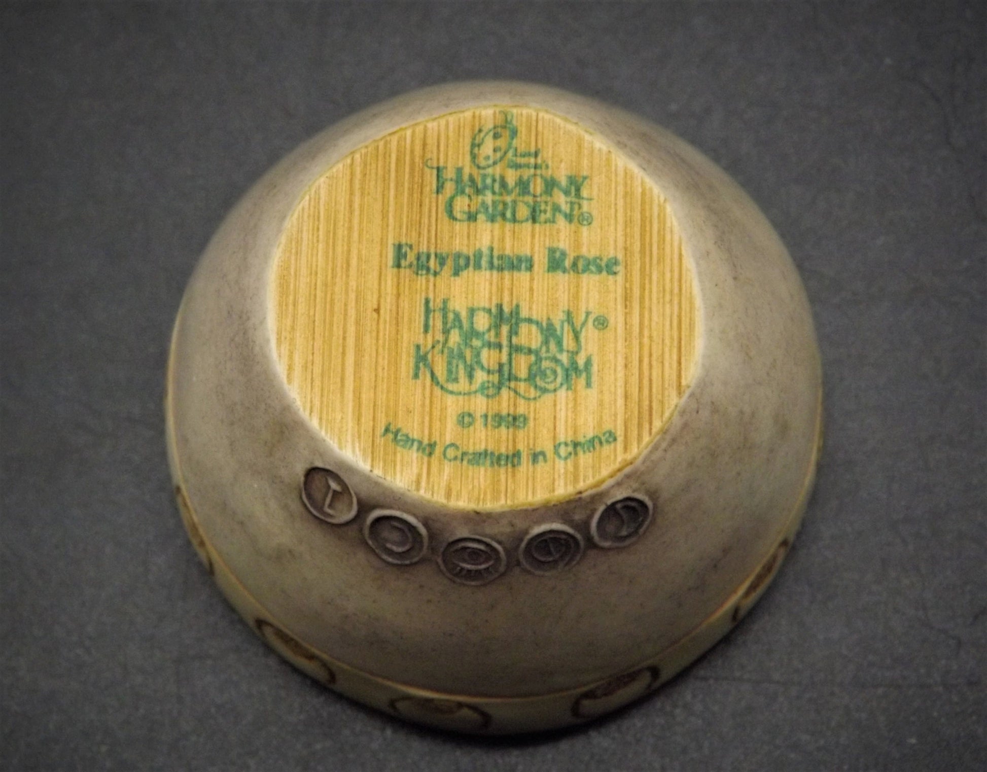 Retired Harmony Kingdom Egyptian Rose Figurine (1999) with Box & COA