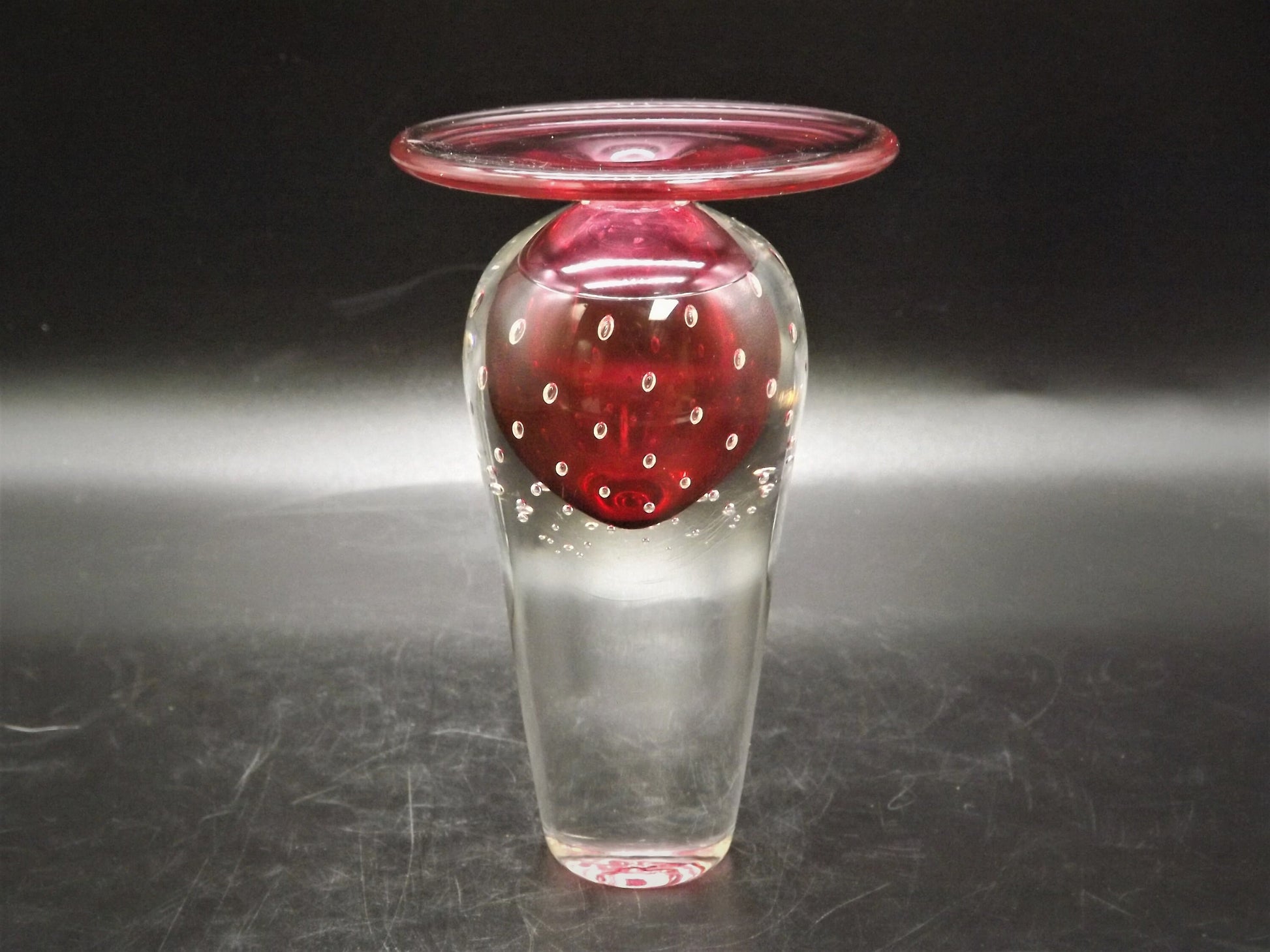 Closeout Sale! Vintage Noslo Glass Paperweight Perfume Bottle. Beautiful piece for a gift or to enjoy.