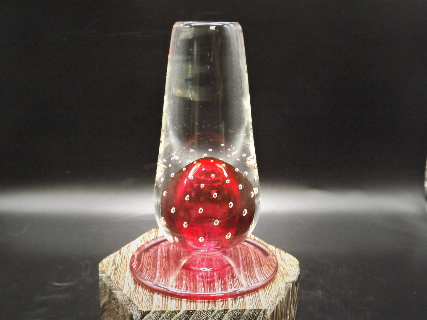 Closeout Sale! Vintage Noslo Glass Paperweight Perfume Bottle. Beautiful piece for a gift or to enjoy.