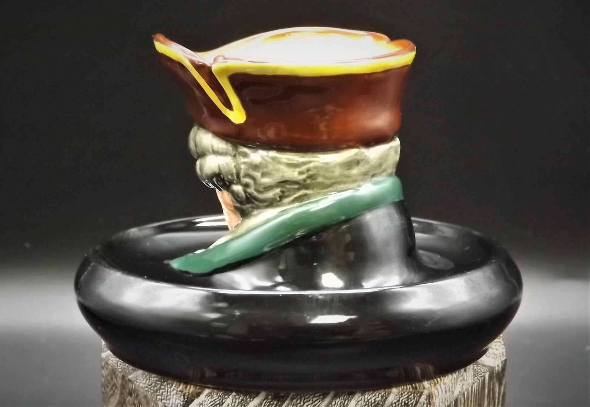 Vintage 1930's Royal Doulton Doultonville Collection Character jug D-5601 "Dick Turpin" Match holder ashtray. Excellent condition no box.